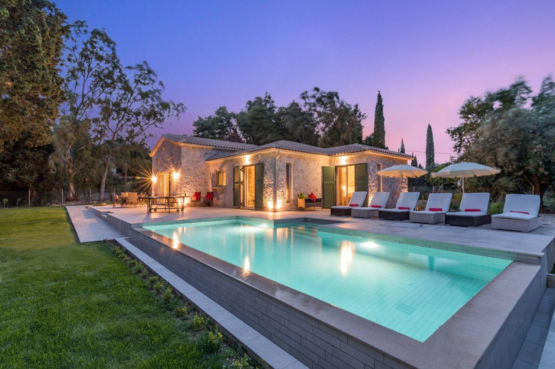 Astarte Villas - Laalu Private Villa With Pool Koukounariá Exteriör bild