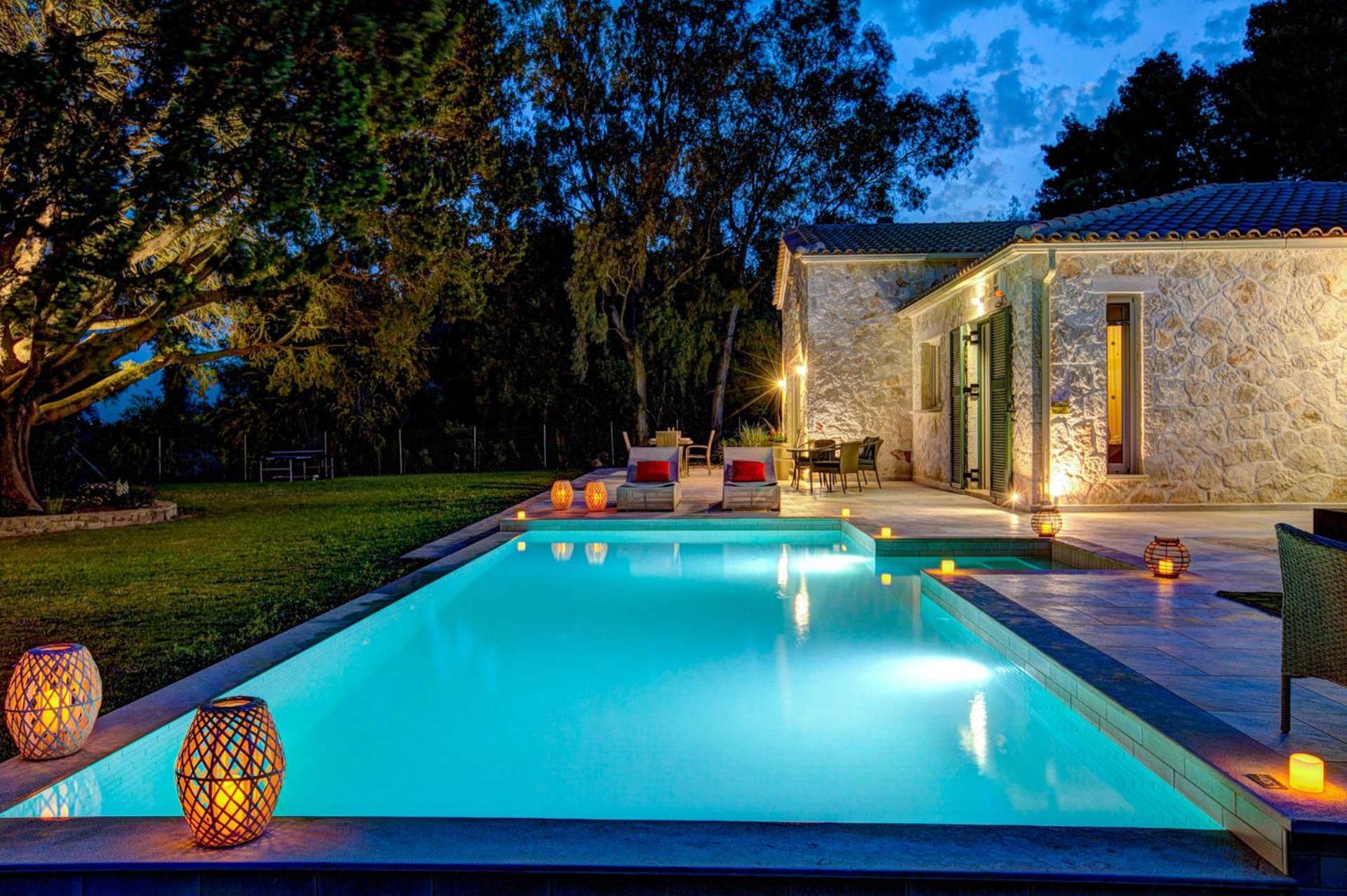 Astarte Villas - Laalu Private Villa With Pool Koukounariá Exteriör bild
