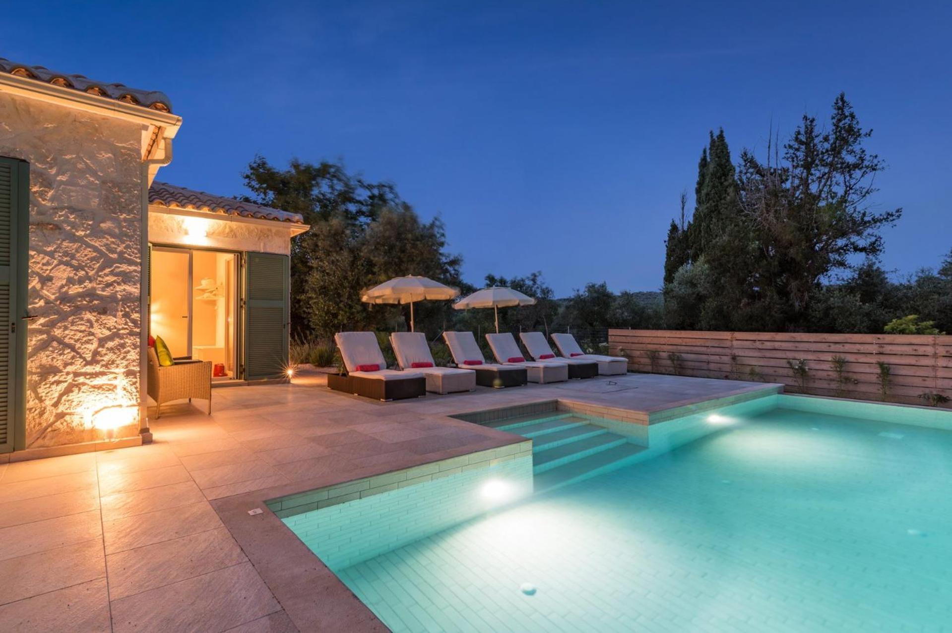 Astarte Villas - Laalu Private Villa With Pool Koukounariá Exteriör bild