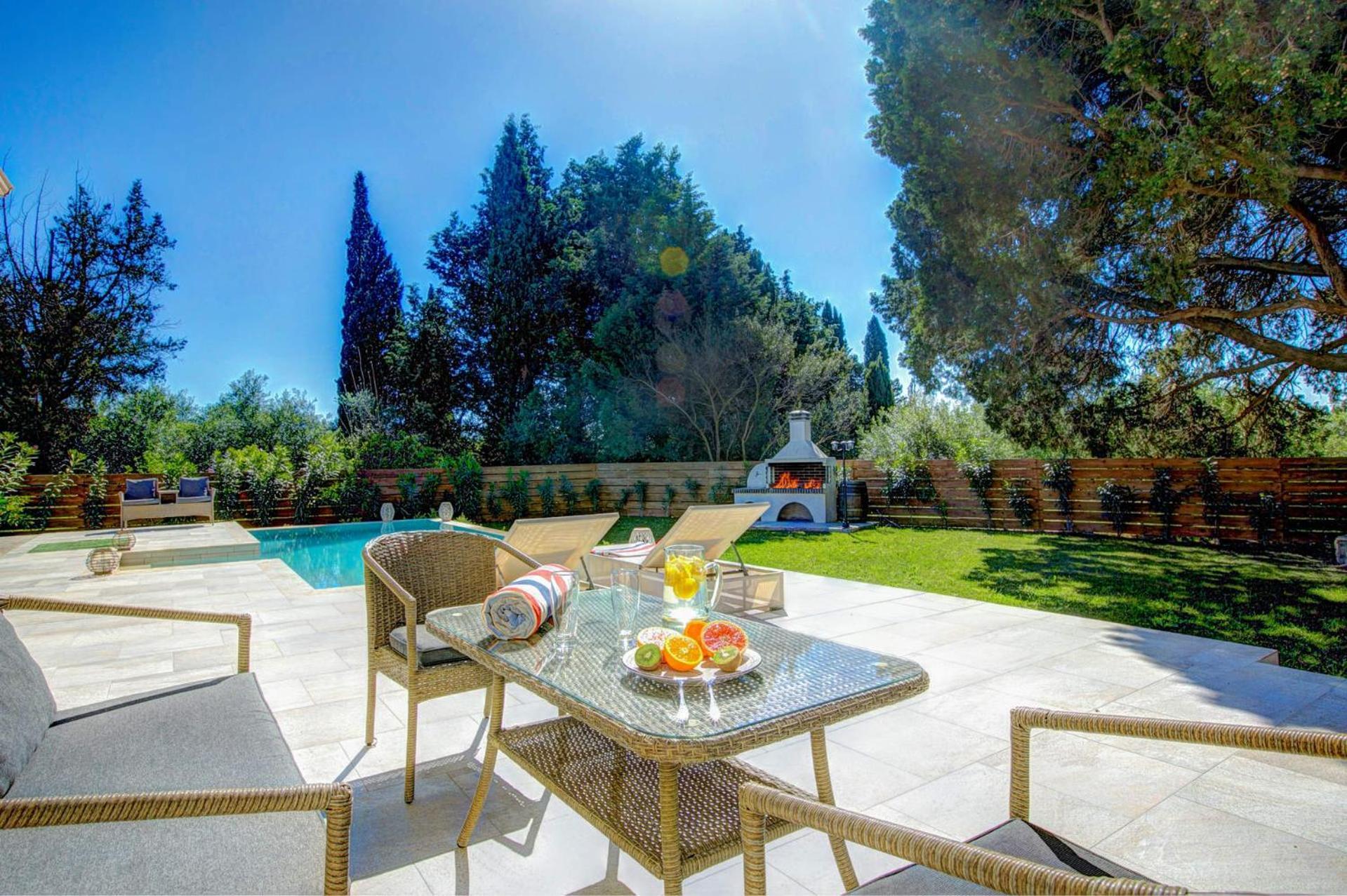 Astarte Villas - Laalu Private Villa With Pool Koukounariá Exteriör bild